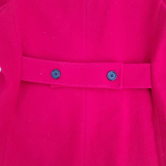 VINTAGE WOOL Women’s Long Coat Size 12/14 - Picture 6 of 8